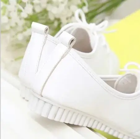 Women Shoes high quality women flats shpes slip on women flat Doudou shoes lace-up ladies shoes 887