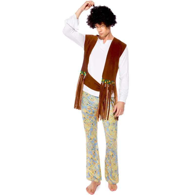 

New Hip Hop Cosplay Costume For Men Halloween Costume For Adult Carnival Party Suit