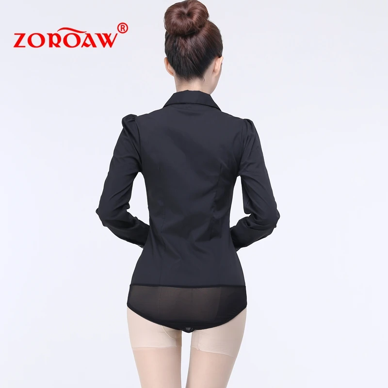 Женская блузка с длинным рукавом и V образным вырезом|Блузки| |