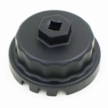

Black Aluminum Filter Filter Wrench Oil Filter Wrench Sleeve Disassembly Tool Thread 3/8 inch 4 space 14 Tooth Size Suitable For