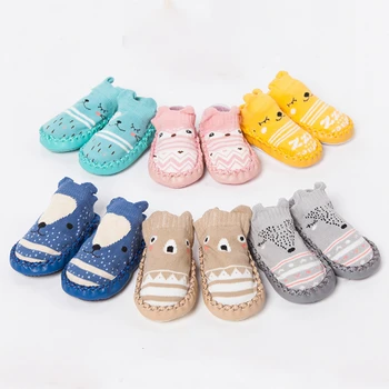 

Toddler Baby Girls Boys Anti-Slip Socks Slipper Fashion Socks Sllipers For Baby Newborn For 0-4 Years Slippers Kids Baby Shoes