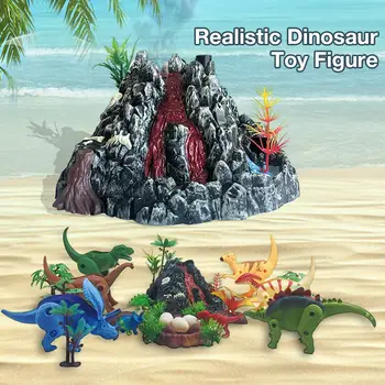 

Realistic Dinosaur Figures Toys Set Environmentally Friendly Two Modes Dinosaur World Toys Kit For Children Dinosaur Toy Set