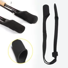 

Fishing Tackle Rod Covers Pole Glove Clothes Protector + Tie Wrapping Band Belt Fishing Winter Tools Rod Cover Рыбалка