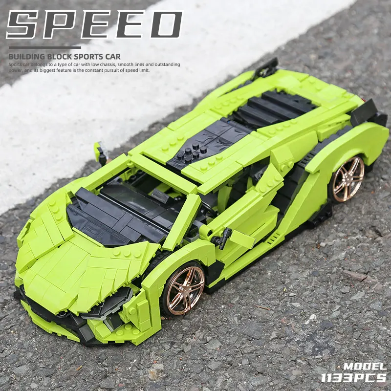 Форма king 1168 шт. техническая Модель гоночного автомобиля Sierne комплекты для
