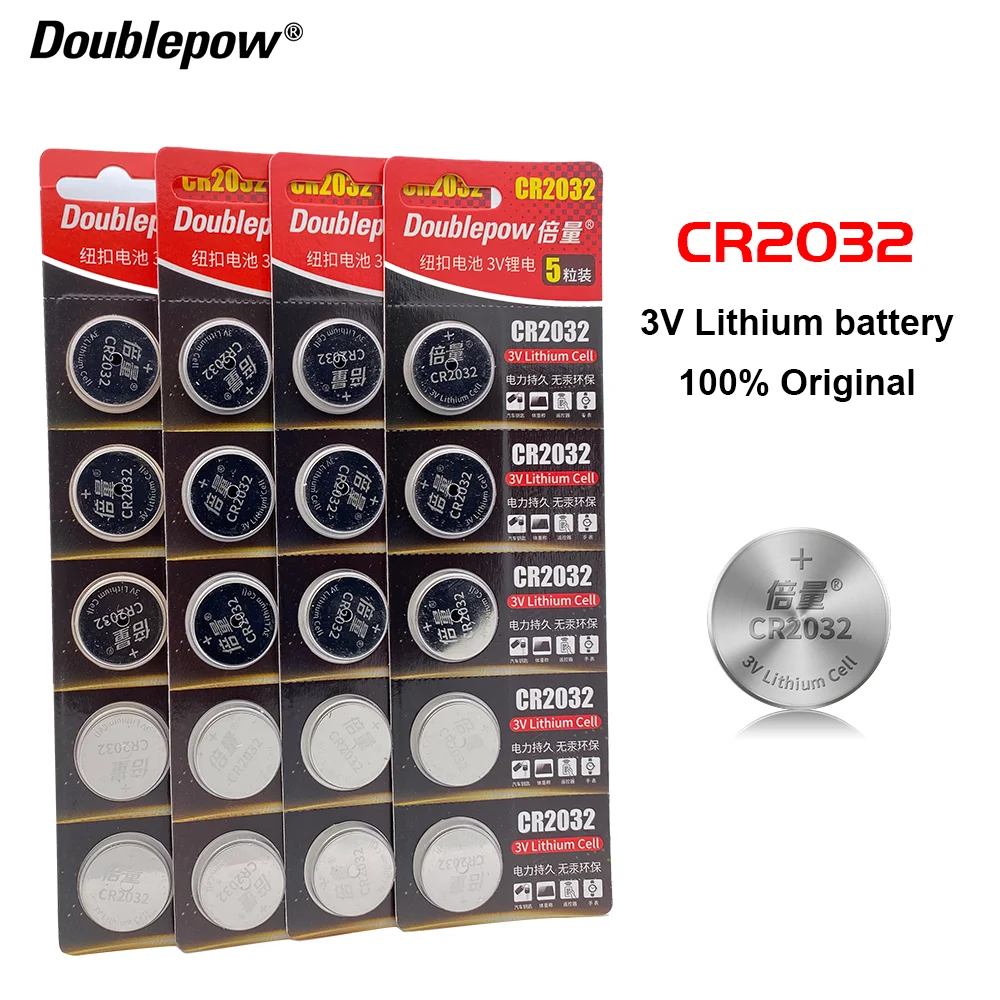 

Original CR2032 Button 4 Lots 20pieces 3V Lithium Battery For Watch Toys Remote Control Calculator button cell battery cr 2032