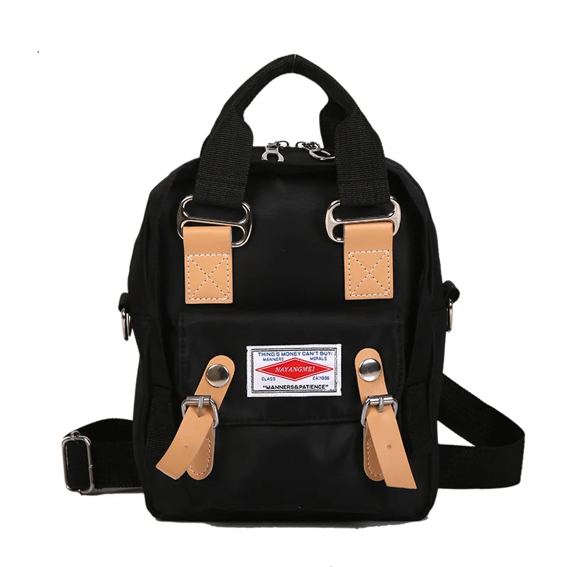 Женская сумка, новая мода, женские сумки из ткани Оксфорд, Ретро стиль, студенческие повседневные сумки для девочек, женская школьная сумка, женские школьные сумки - Цвет: Черный