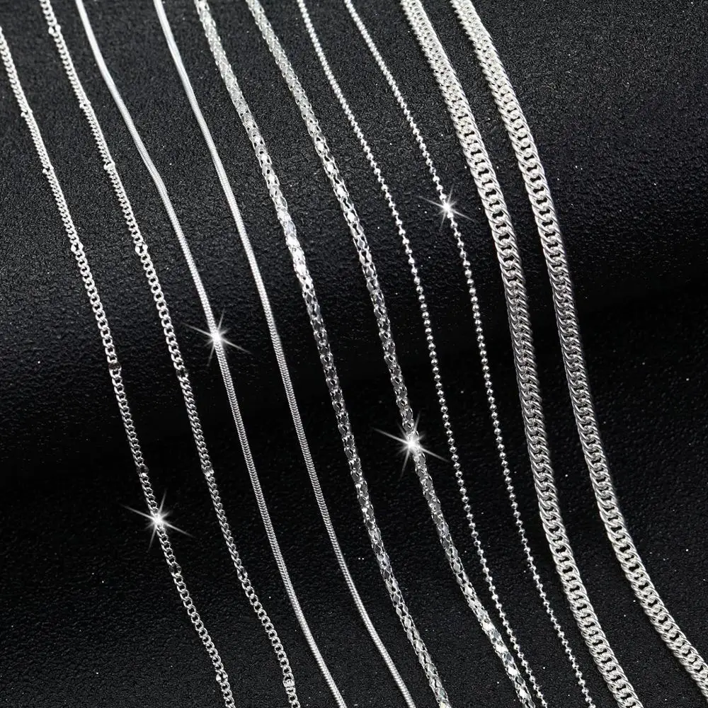 

DIY Metal chain Extended Tail Chain Lobster Clasps Connector For Handmade Accessories Jewelry Making Findings Bracelet Necklace