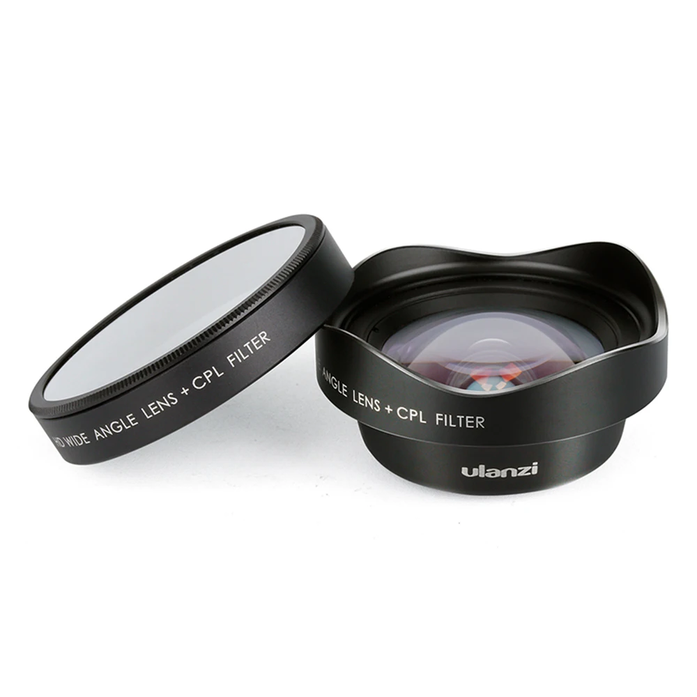 

Ulanzi 16mm Lens HD Wide Angle Phone Lens CPL Polarizer Lens Universal Mobile Phone Lens Filter for iPhone Samsang Xiaomi Vivo