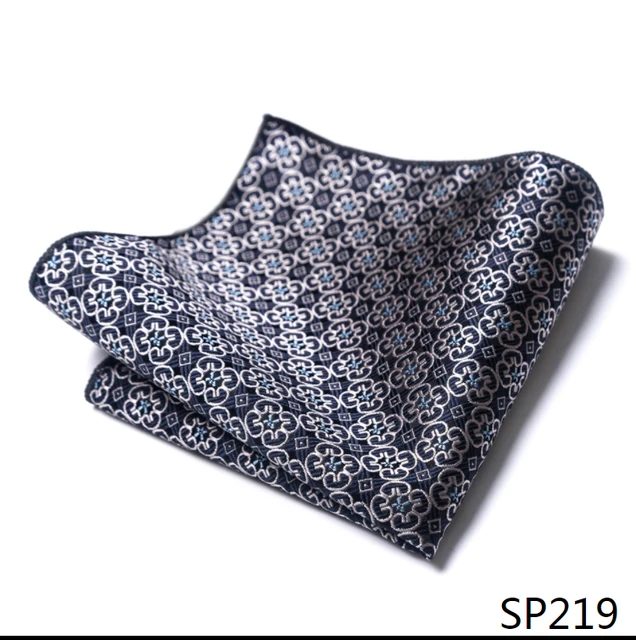 Fashion 100% Silk Hankerchief Scarves Vintage Hankies Men's Pocket Square Handkerchiefs Striped Solid Snot Rag 22*22 cm SP219