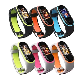 

Bracelet for Xiaomi Mi Band 4 Sport Strap Watch Silicone Wrist Strap For xiaomi mi band 4 3 Correa Bracelet Miband 4 3 Strap
