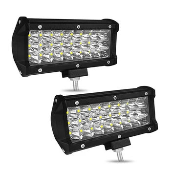 

7 Inch LED Work Light Bar Spotlight 72W Super Bright For Jeep 4X4 Levels Car Truck SUV Boat ATV Driving Fog Lamp Well Waterproof