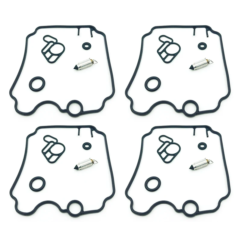 4 Sets Motorcycle Carburetor Rebuild Kit for yamaha XJ600NN XJ600 NH NN SH 4BR 4LX DIVERSION Floating needle seal | Автомобили и