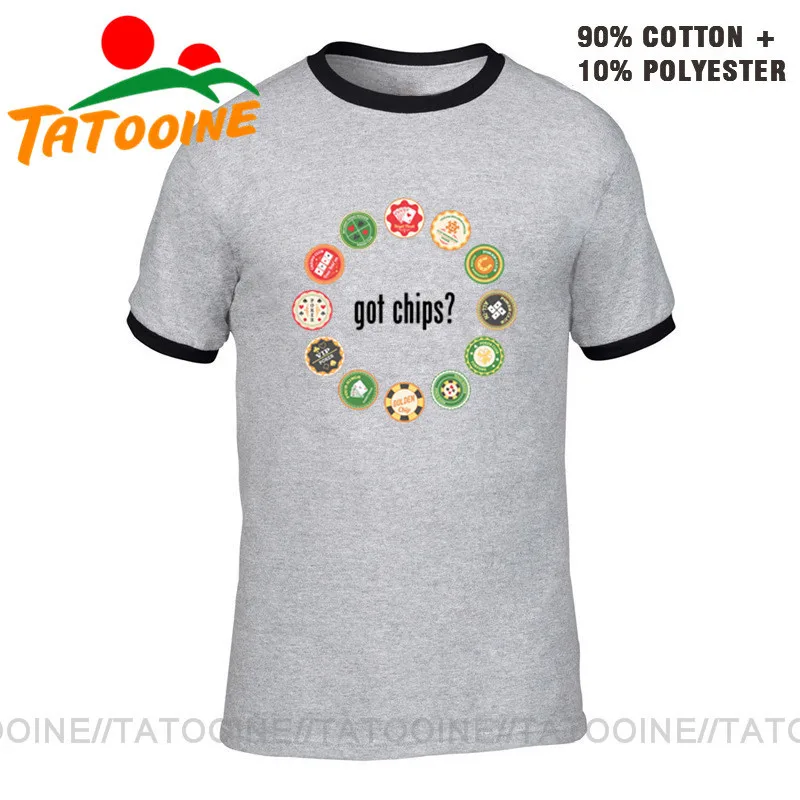 Футболка с надписью Tatooine Poker card футболка WSOP player World Series of King и Got Chips в Лас
