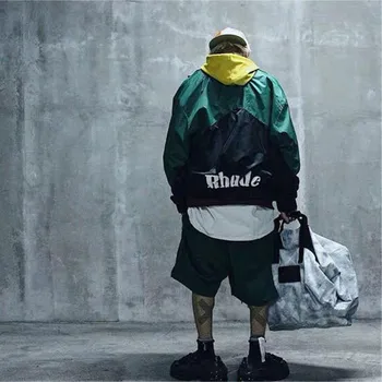 

RHUDE Jacket Men 1:1 Best Quality MA-1 Bomber RHUDE Coat Flight Force Pilot RHUDE Jacket