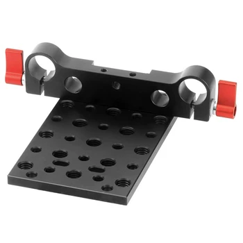 

Tripod Mounting Plate Rail For 19Mm Conduit Mounting Interface Board Holder With 1/4 Inch 3/8 Inch Hole Support 5D2 For Slr Came
