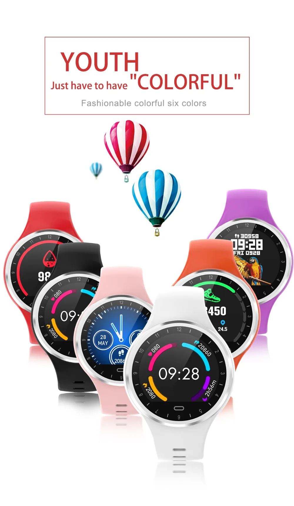 SCOMAS, модные женские Смарт-часы, IP67, водонепроницаемые, 1,22 дюймов, ips, монитор сердечного ритма, артериального давления, спортивные Смарт-часы для iOS, Android