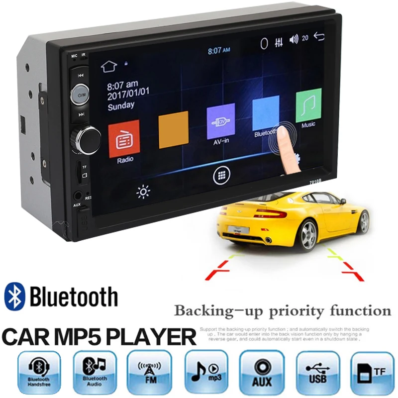 Vehemo 2din Car MP5 Player Multimidia Multi Media radio 2 din Stereo