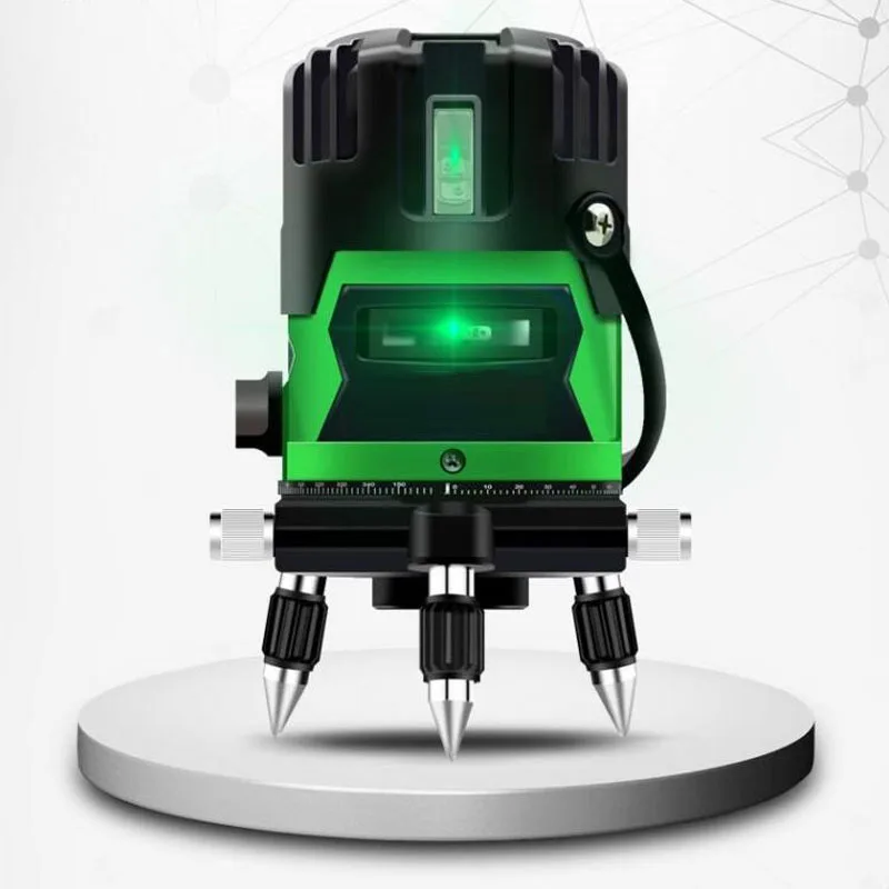 

Green Laser Level 3 Line Automatic Leveling 360 Two-Way Fine-Tuning Horizontal Vertical Line Laser Level Building Tools Level