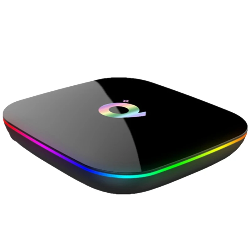 Smart Android 8.1 Tv Box Q Plus 4Gb 64Gb Allwinner H6 1080P H.265 4K Media Player 2.4G Wifi Wireless Set Top Box(Us Plug)