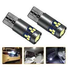 

2Pcs W5W LED T10 Led Bulb 168 194 Canbus No Error 18SMD 2016 Car Signal Lights Clearance License Plate Lamp 6000K White 12V