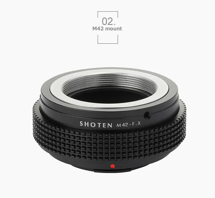 Shoten кольцо-адаптер для объектива камеры для M42 к Fuji X X-T3 X-T10 X-Pro2 X-A2 X-H1 камера