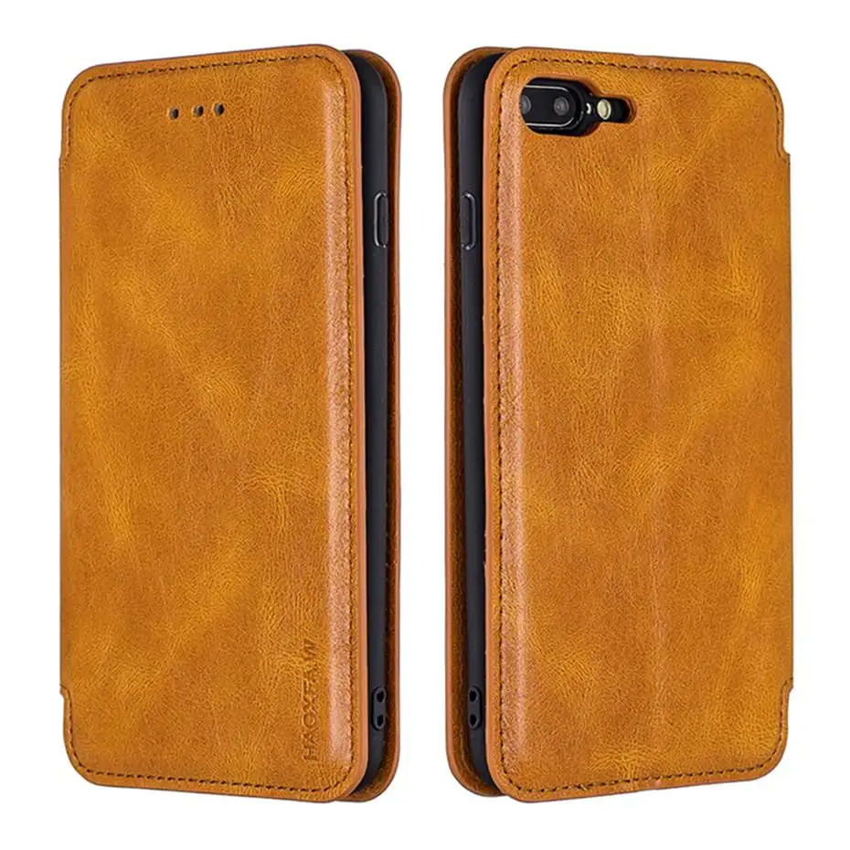 

Luxury Retro Flip Leather Case For iPhone 6 6S 7 8 Plus X XS XR XS Max Wallet Phone Cover Capa