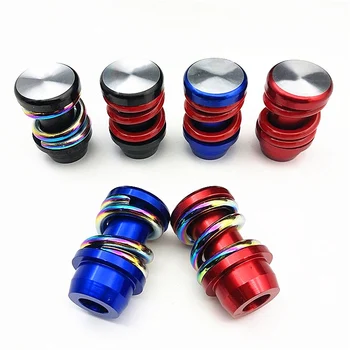 

Universal Car Aluminum Shift Lever Heavy Metal Spring Gear Shift Knob Shifter Lever