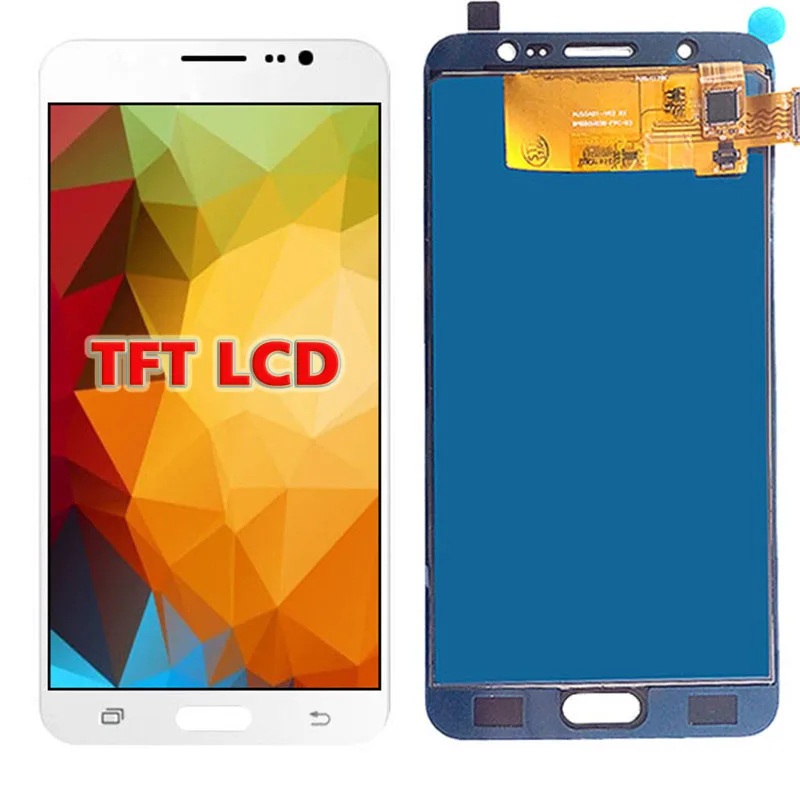 J710 LCD For Samsung Galaxy J7 SM-J710FN J710F J710M J710Y J710G J710H Touch Screen Digitizer Assembly Frame Home Button - Цвет: white No Frame