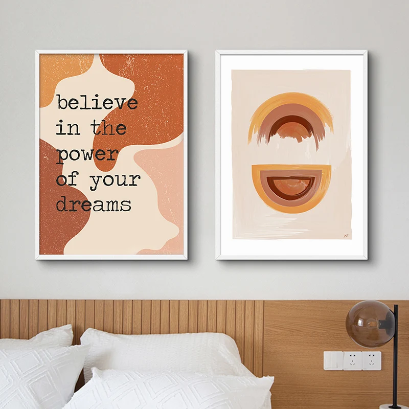 Абстрактные настенные Художественное вдохновение Цитата плакат граффити Печать