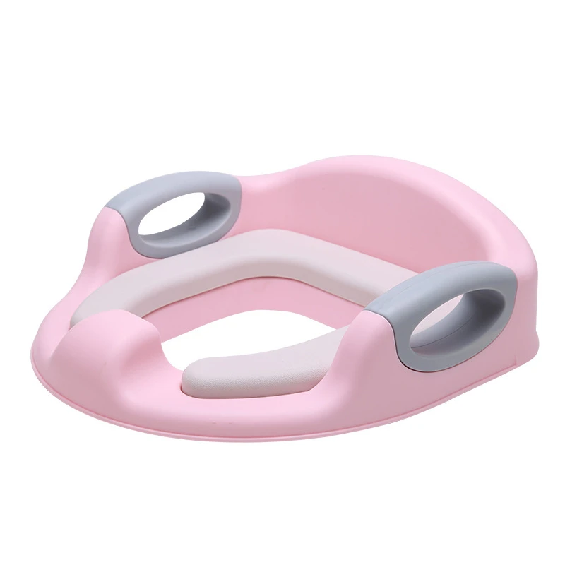 PVC Pink Портативный Детский горшок, милый горшок для унитаза, Детский горшок для мальчиков и девочек, тренировочный горшок, Детский горшок, детский туалет, писсуар, Туалет - Цвет: PVC Pink