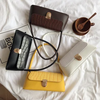 

New texture small bag foreign female bag 2020 new Korean version of the wild messenger bag fashion armpit bag