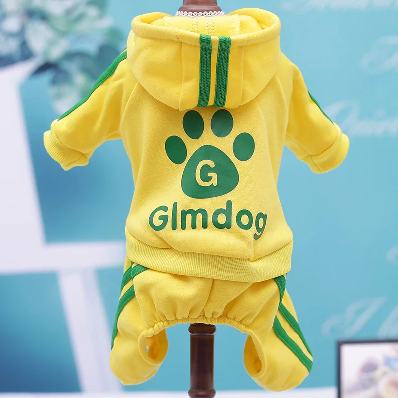 

Dog Jumpsuit Pet Clothes Cat Costume Hoodies Teddy Puppy Bodysuit Overalls Sport Four Legs Dog Jumpsuit Clothing XS S M L XL XXL