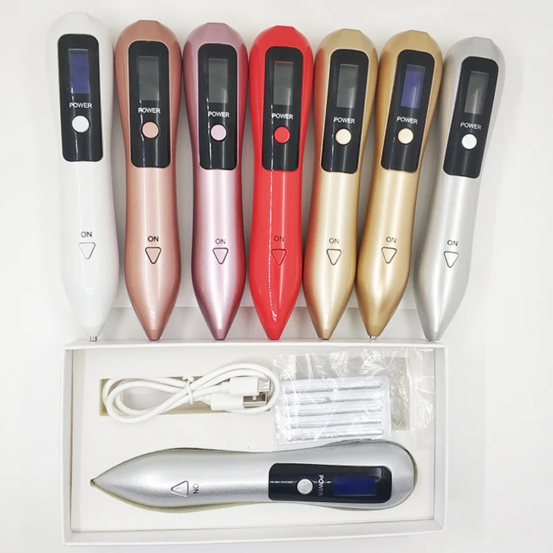 

new Remover LCD Laser 9 level Plasma pen Beauty Care Skin Point Pen Corn Freckle Skin Wart Tag Tattoo Removal Tool Beauty Care