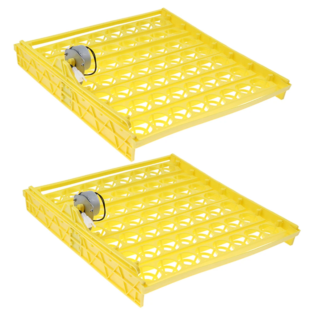 2x 110V 56-digital Automatic Egg Turner Tray Chicken Duck Egg Incubator