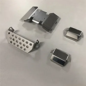 

Metal Front Bottom Guard Axle Protective Plates for Axial SCX10 III AXI03007 Jeep Wrangler RC Car Parts Bottom Chassis Armor Set