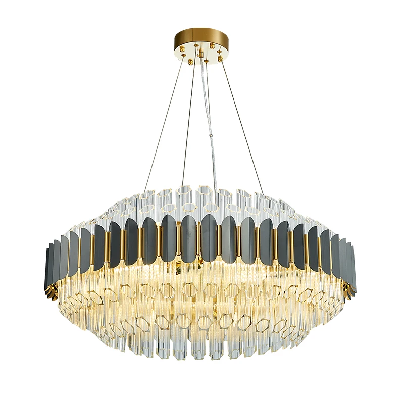 

Crystal Chandelier Postmodern Luxury Restaurant Chandelier Art Hotel Bedroom Lamp Villa North Europe Living Room Chandelier