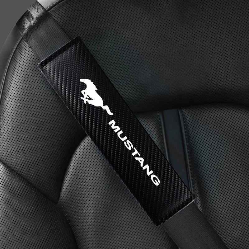 2 шт. PU безопасности автомобиля чехлы плечевая Накладка для Ford Mustang на молнии Wrong