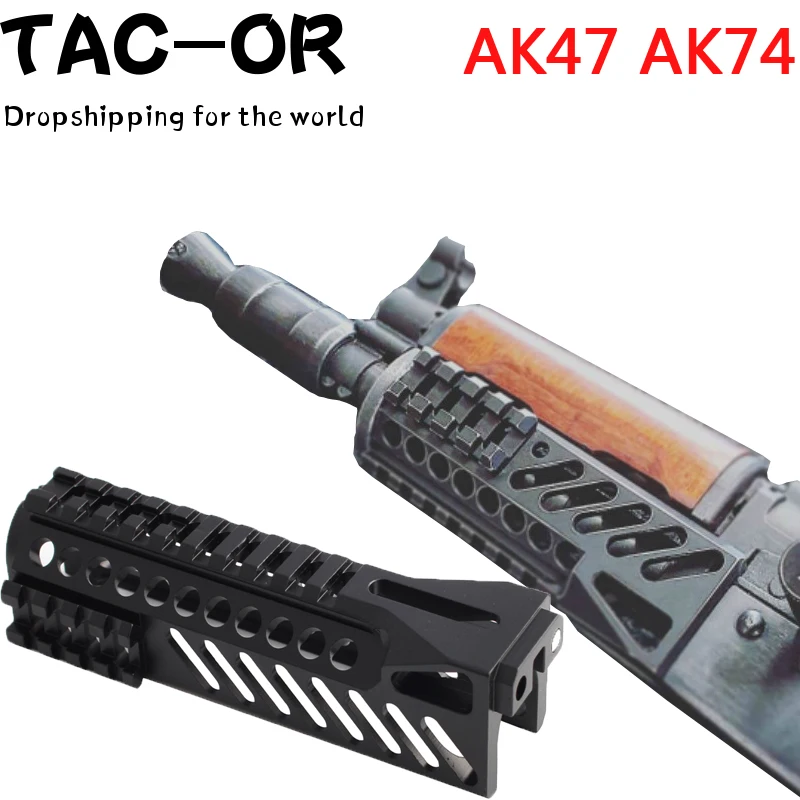 

Tactical CNC Top Picatinny Rail Mount with Side Scope Rail Mount Handguard for Airsoft AK47 AK74 Hunting Rifle Accessory