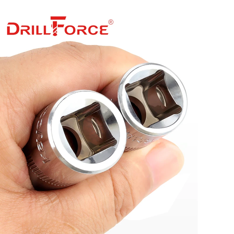 Drillforce 1/2" Drive Hexagon Socket Bit S2 Adapter Allen Key Wrench Home Repair Tools H4/H5/H6/H7/H8/H9/H10/H12/H14/H17/H19 4
