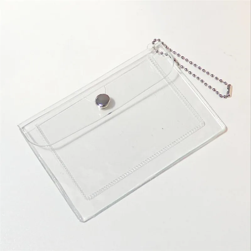 Wallet Card Holder,Card Holder,Credit Card Holder 2 Bits Transparent Waterproof PVC Women Girls Card Case Business Card Holder Men Credit Bag ID Mini Wallet