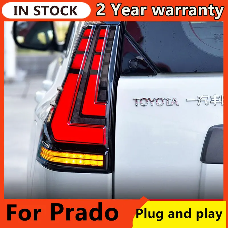 

Car Styling Tail Light for Prado Tail Lights 2010-2020 Prado 2700 4000 LC150 LED Tail Lamp DRL Signal auto Accessories