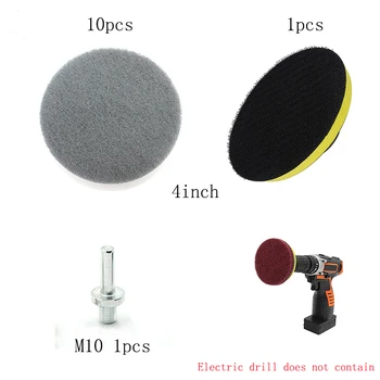 

Drill Brush Scrub Pads Power Scrubber Cleaning Kit All Purpose Cleaner Scrubbing Cordless Drill for Cleaning Pool