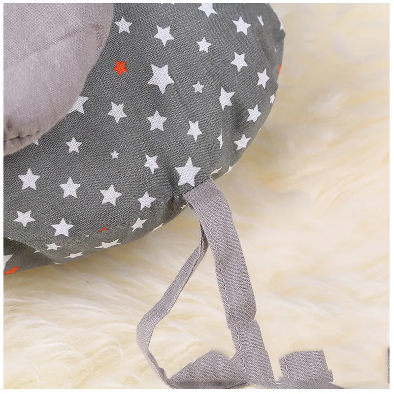 2518-2fa093.jpg 6pcs set Elephant Shape Baby Bed Bumper Carton Pillow Cushion Bumper for Infant Bebe Crib Protector