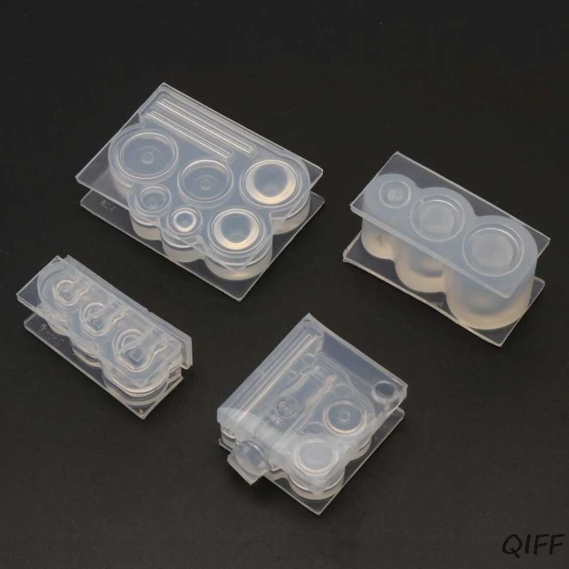 Handmade Mini Hollow Milk Bottles Cup Straw Silicone Resin Molds Craft Tools