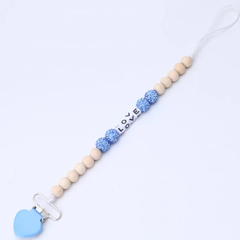 New Hot Sale Pacifier Chain For Nipples Baby Teether Pacifier Clips Chain Soother Holder Chain For baby