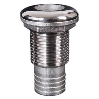 

Boat Thru Hull Fitting / Drain 3/4Inch Hose Barb Marine 316 Stainless Steel Polishing Process