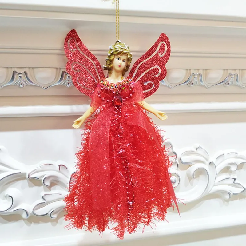 

Cute Christmas Angel Decoration With Hanging Rope Portable Christmas Tree Decoration
