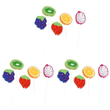 

15pcs Lovely Fruit Shaped School Supplies Rubber Eraser for Kids