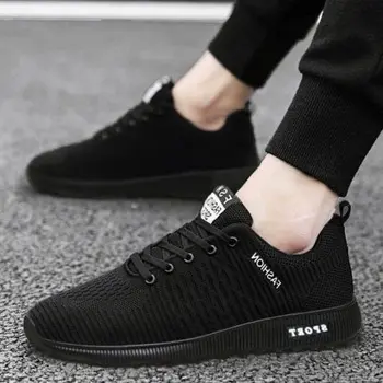 

2020 New Men Running Shoes Outdoor Lightweight Athletic Platform Sneaker Tennis Gray Footwear Breathable Casual
