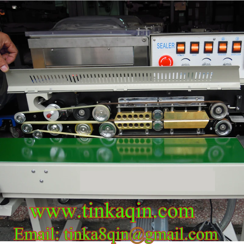 FRMQ-980IIIAutomatic надувная Уплотнительная Машина воздухозаправочная машина картофельный чип упаковка машинный герметик надувная Уплотнительная Машина